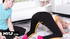 Fitness instructor fucks ravishing MILF through hole on pantyhose