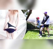 Astonishing brunette girl gets stepbro's hard cock in shaved pussy