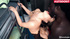 Horny chick with ponytails jumps wildly on big black cock