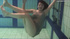 Nude babes swimming