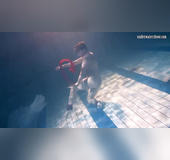 Big tits russian swimming pool teen showing tiny pussy