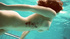 Brunette russian underwater teens showing natural pussy