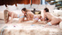 Sensual american naked girl pussy licking