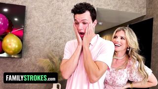 romantic beautiful stepmom sucks