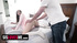 Brunette american teen gives handjob