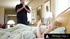 Horny hot mom gives handjob
