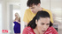 Hot brunette hot mom masturbates