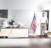 Horny teen sucks dick