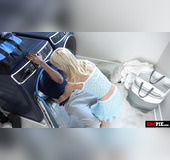 Small tits blonde teen gets fucked with bbc