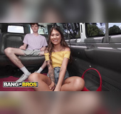 Small tits brunette beautiful girl banged with big cock