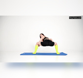 Russian brunette nude dancer showing fit pussy