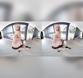 Hot blonde teen showing sexy shaved pussy
