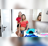 Beautiful stepsister lesbian sex