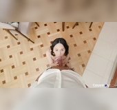 Hot horny teen gives handjob