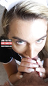 English beautiful step daughter gives handjob