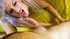 Blonde with big tits sucks dick and gets fucked silly before taking a facial