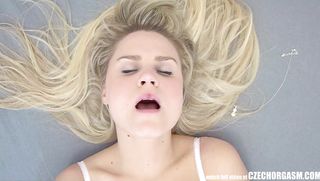 blondie having intense orgasm