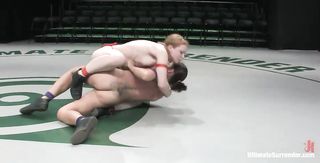 inked red wrestler teasing