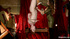 Behind the scenes video with a fine redhead slave girl