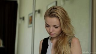 cute brunette gets sent