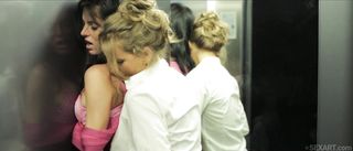 office blonde and brunette
