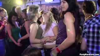 enchanting couple girls wearing